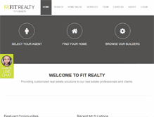 Tablet Screenshot of fitrealty.com
